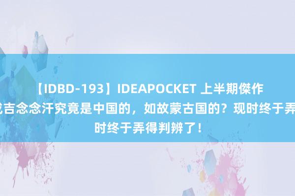 【IDBD-193】IDEAPOCKET 上半期傑作集2009 成吉念念汗究竟是中国的，如故蒙古国的？现时终于弄得判辨了！