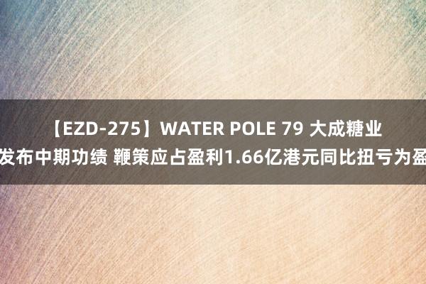 【EZD-275】WATER POLE 79 大成糖业发布中期功绩 鞭策应占盈利1.66亿港元同比扭亏为盈